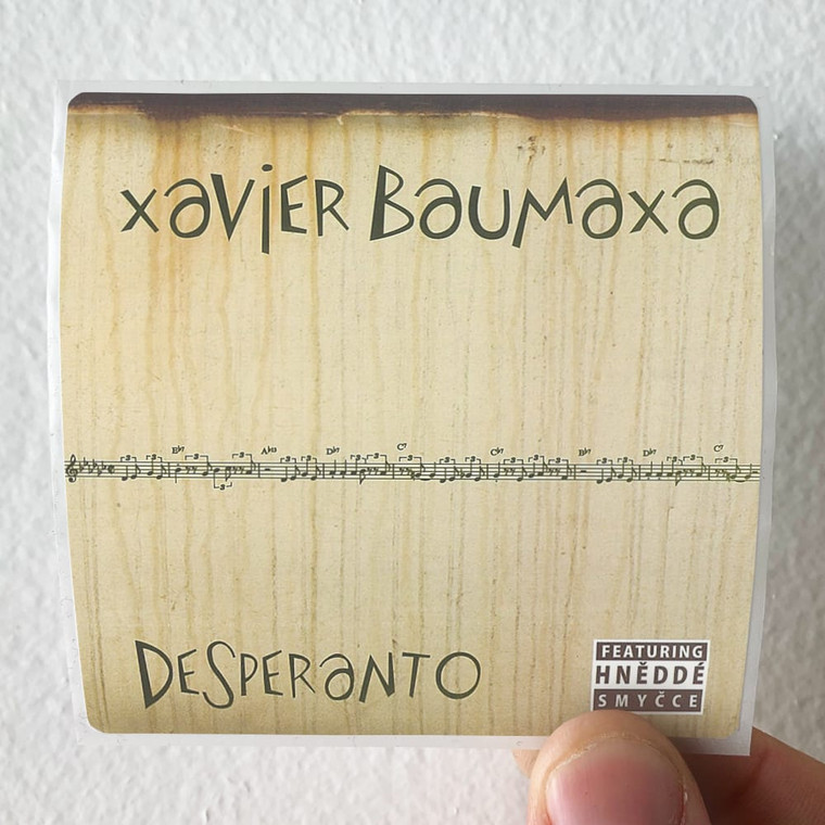 Xavier Baumaxa Desperanto Album Cover Sticker