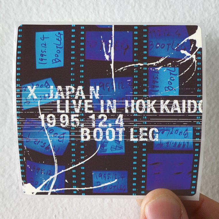 X JAPAN Live In Hokkaido 1995124 Bootleg Album Cover Sticker