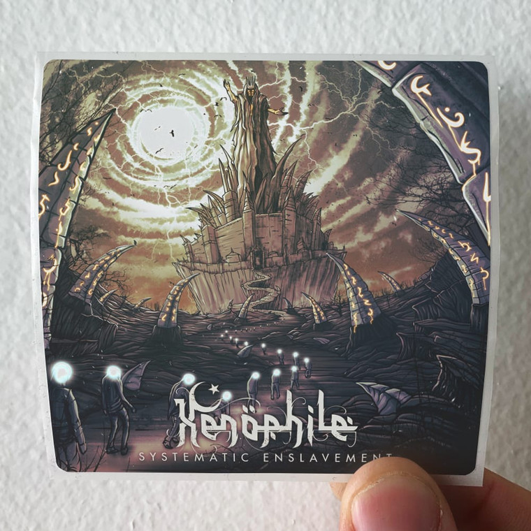 Xenophile Systematic Enslavement Album Cover Sticker Xenophile Systematic Enslavement Album Cover Sticker