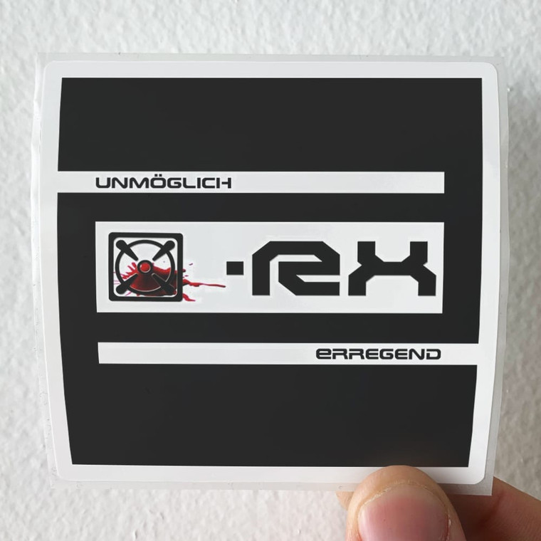 X-Rx Unmglich Erregend Album Cover Sticker