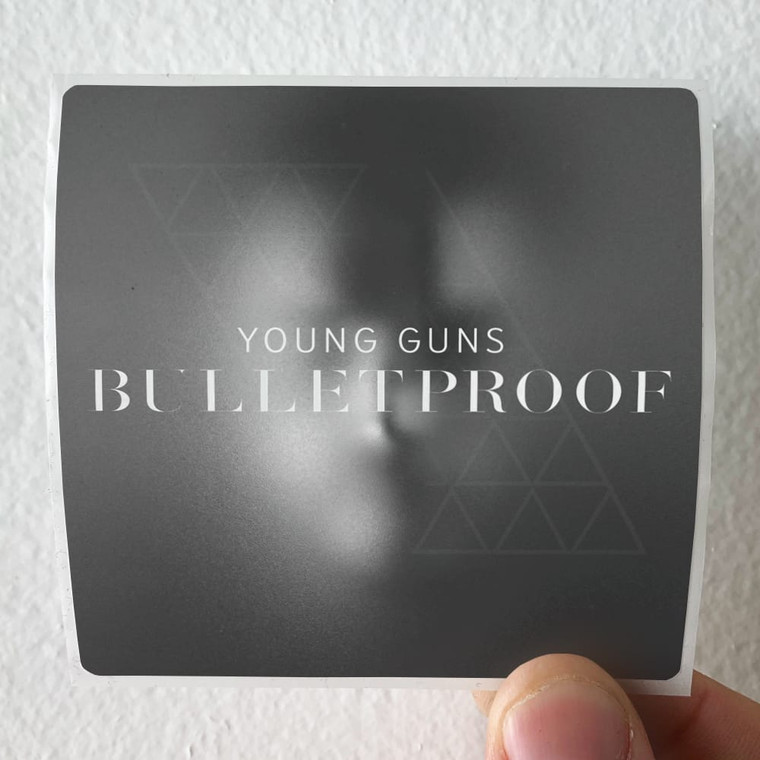 Young Guns Bulletproof Album Cover Sticker