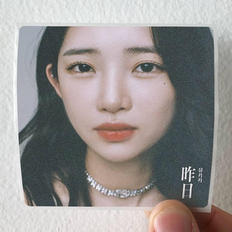 YUKIKA Yesterday Album Cover Sticker