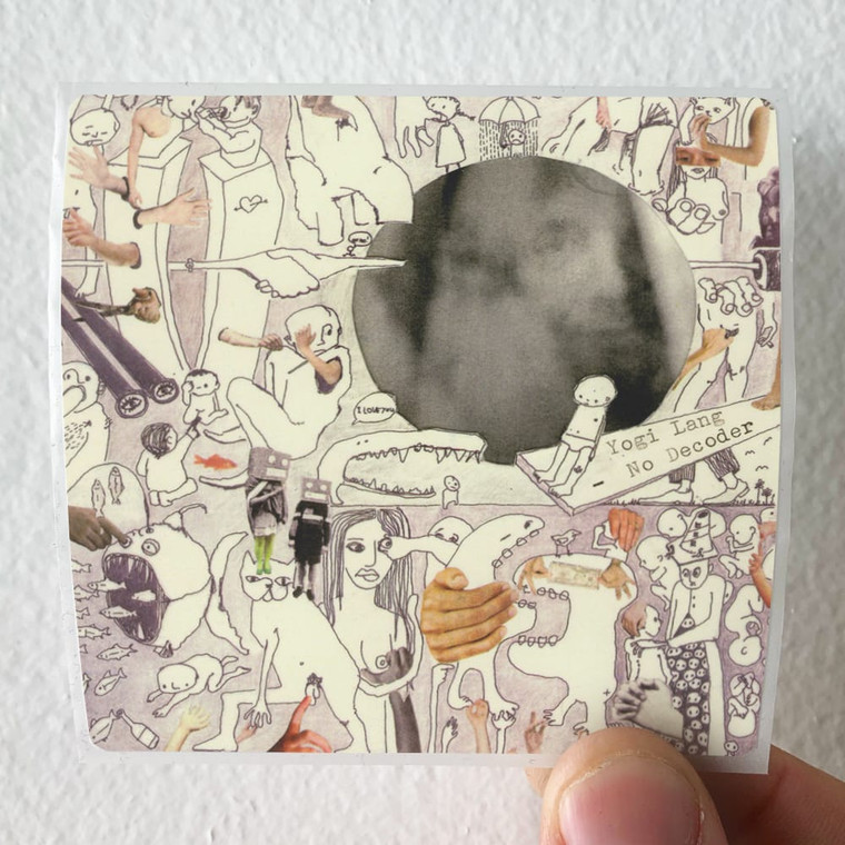 Yogi Lang No Decoder Album Cover Sticker