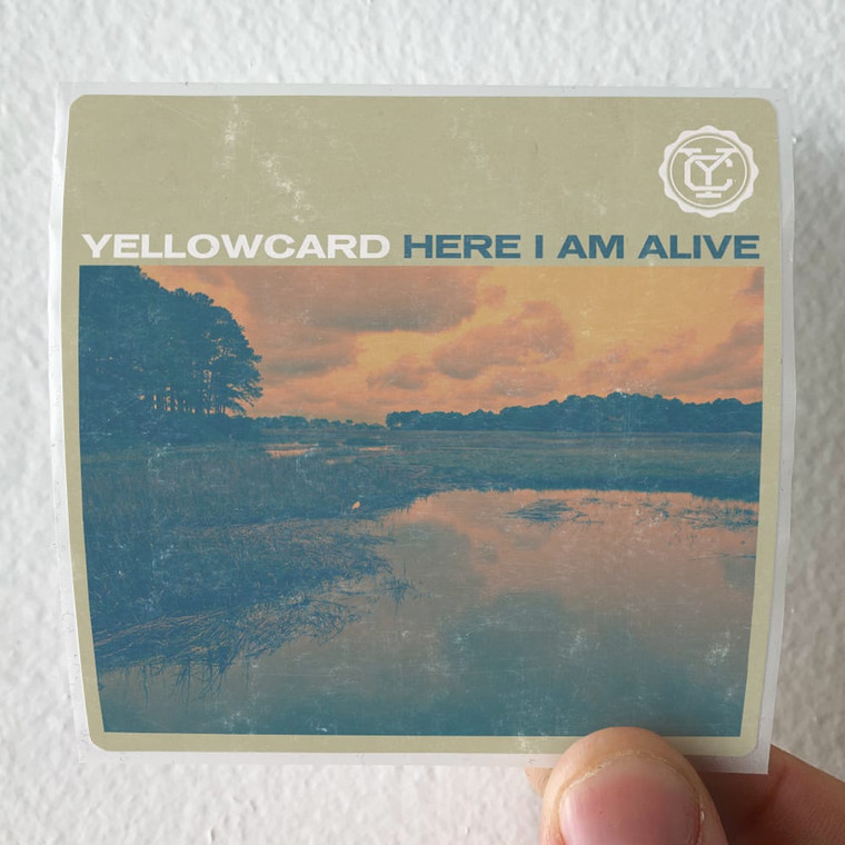 Yellowcard Here I Am Alive Album Cover Sticker