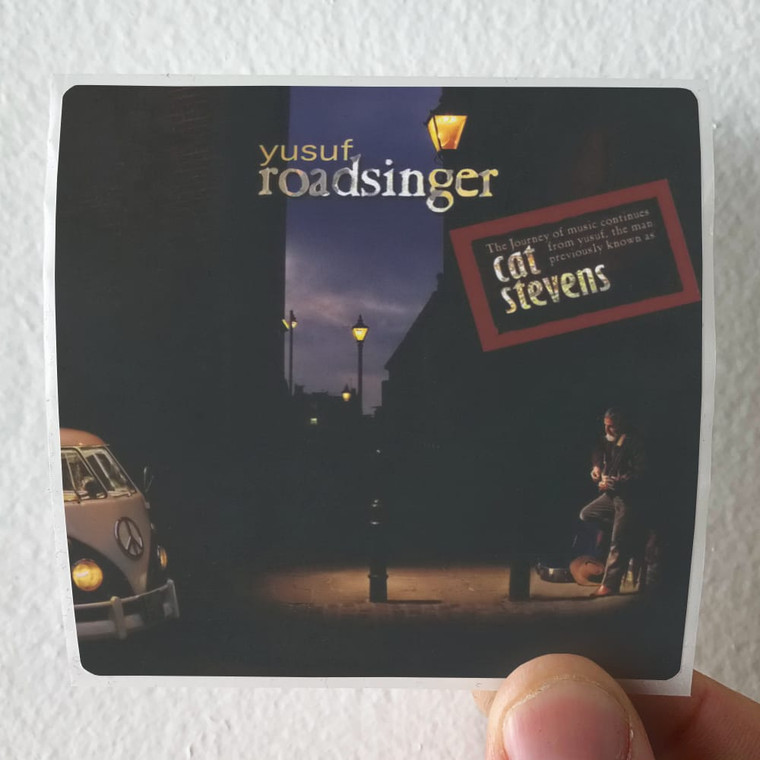 Yusuf Islam Roadsinger Album Cover Sticker