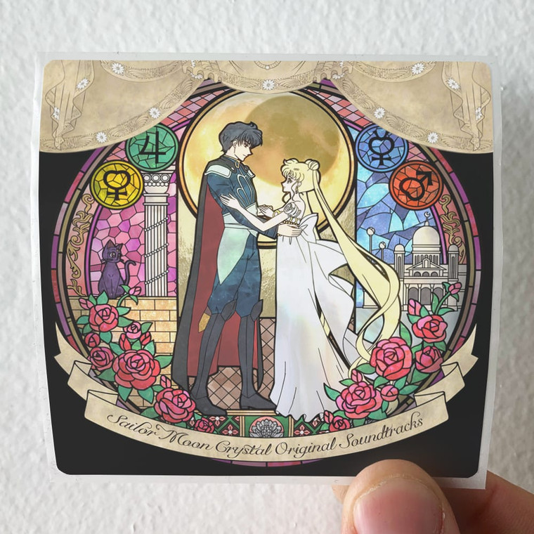 Yasuharu Takanashi Crystal Album Cover Sticker