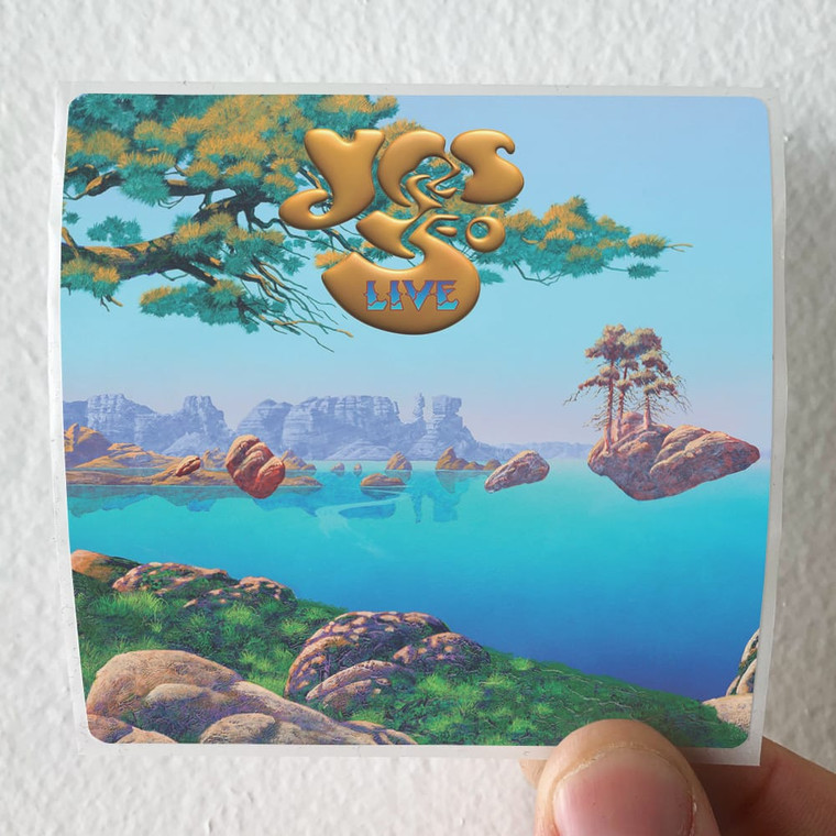 Yes 50 Live Album Cover Sticker