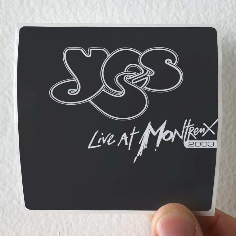 Yes Live At Montreux 2003 Album Cover Sticker