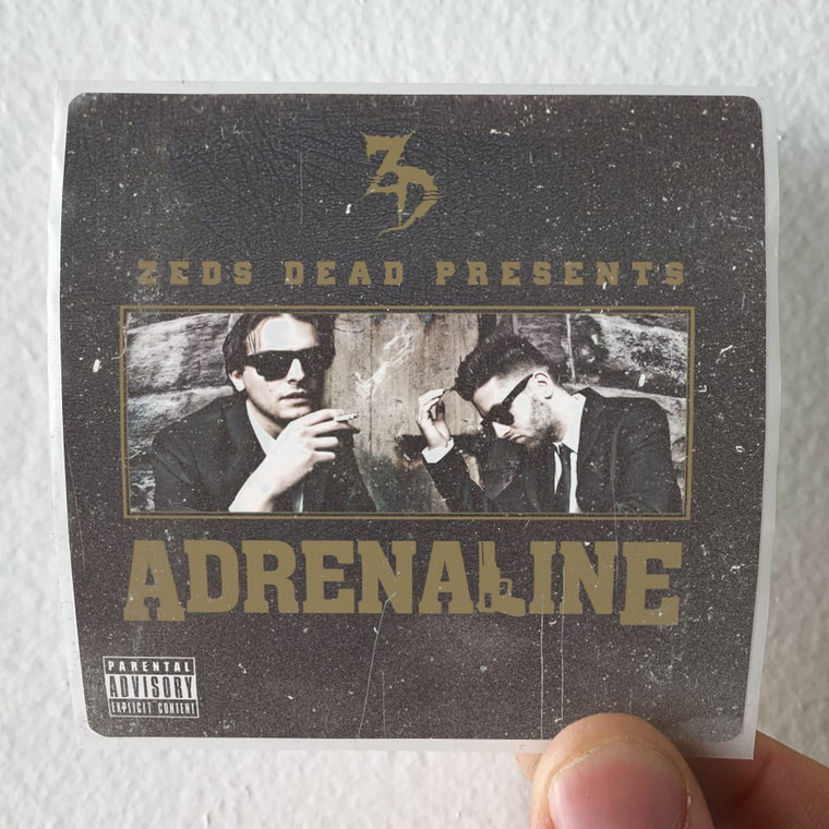 Zeds Dead Adrenaline Ep Album Cover Sticker