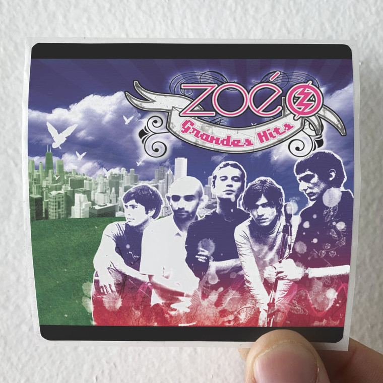 Zoe Grandes Hits Album Cover Sticker