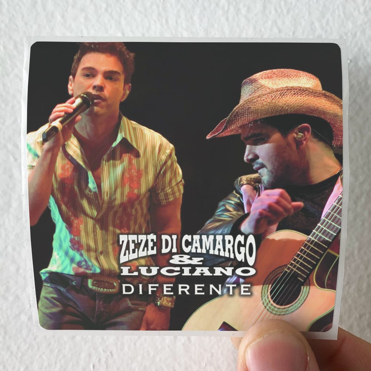 Zeze Di Camargo and Luciano Diferente Album Cover Sticker