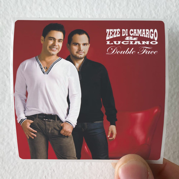 Zeze Di Camargo and Luciano Double Face Album Cover Sticker