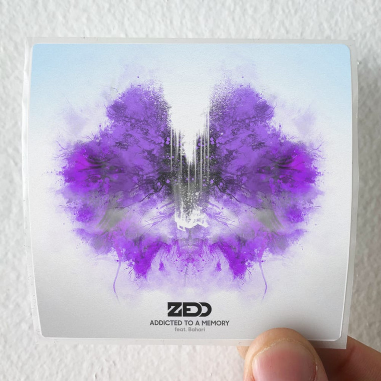 Zedd Addicted To A Memory Album Cover Sticker