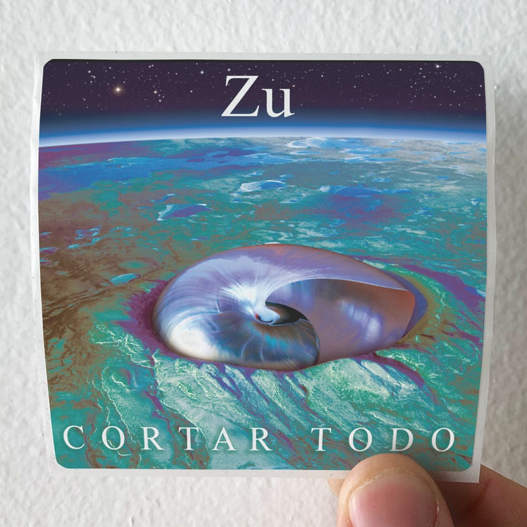 Zu Cortar Todo Album Cover Sticker