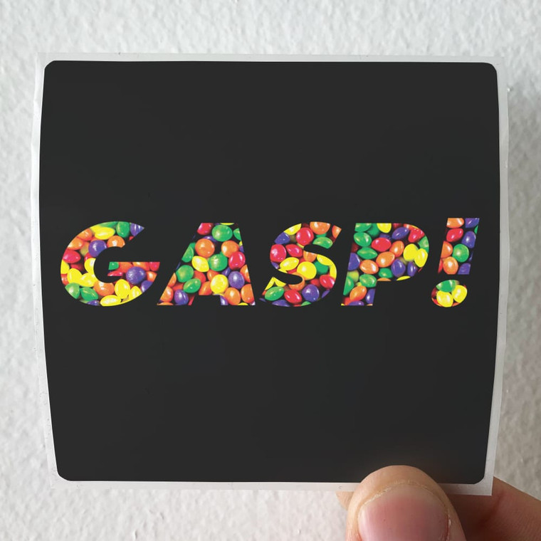 Zomby Gasp Album Cover Sticker