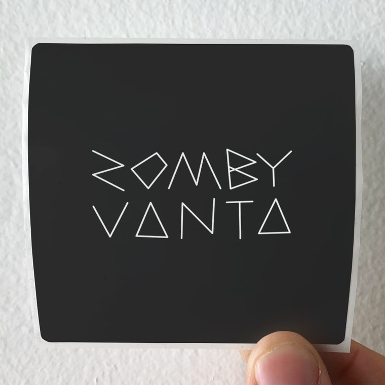 Zomby Vanta Album Cover Sticker