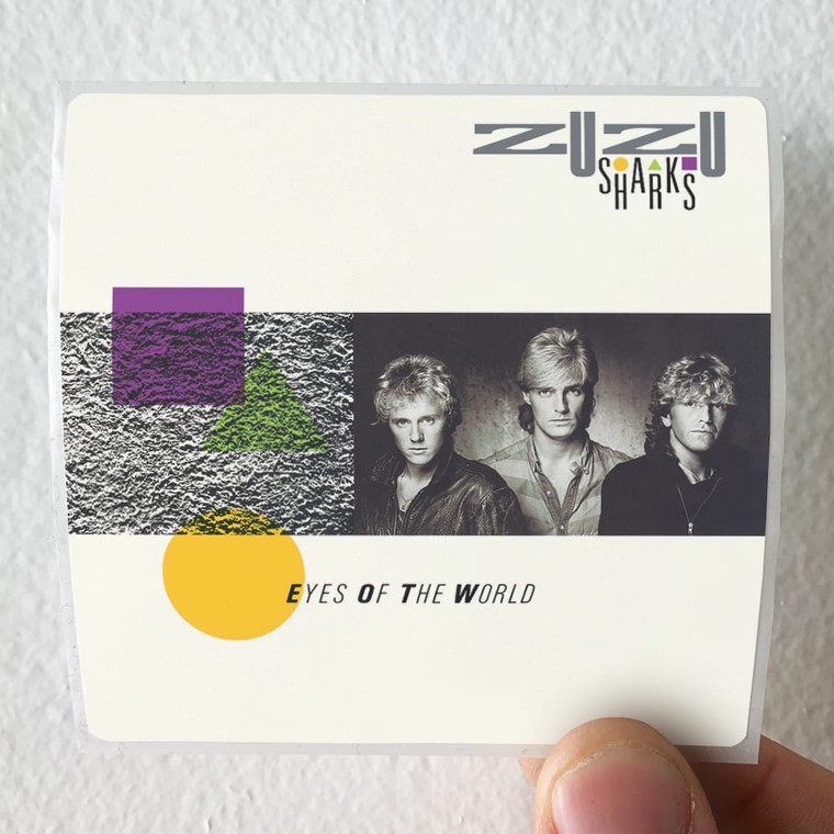 Zu Zu Sharks Eyes Of The World Album Cover Sticker