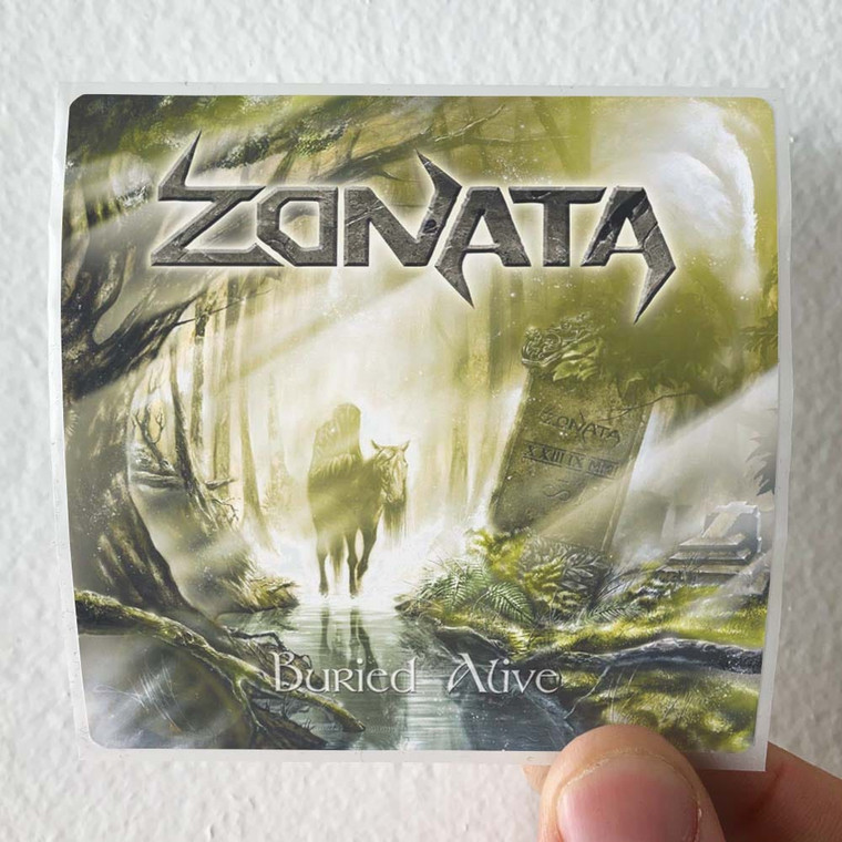 Zonata Buried Alive Album Cover Sticker