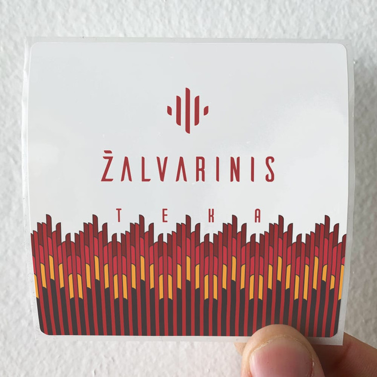 Zalvarinis Teka Album Cover Sticker