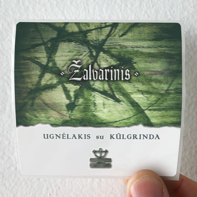 Zalvarinis Ugnlakis Su Klgrinda Album Cover Sticker