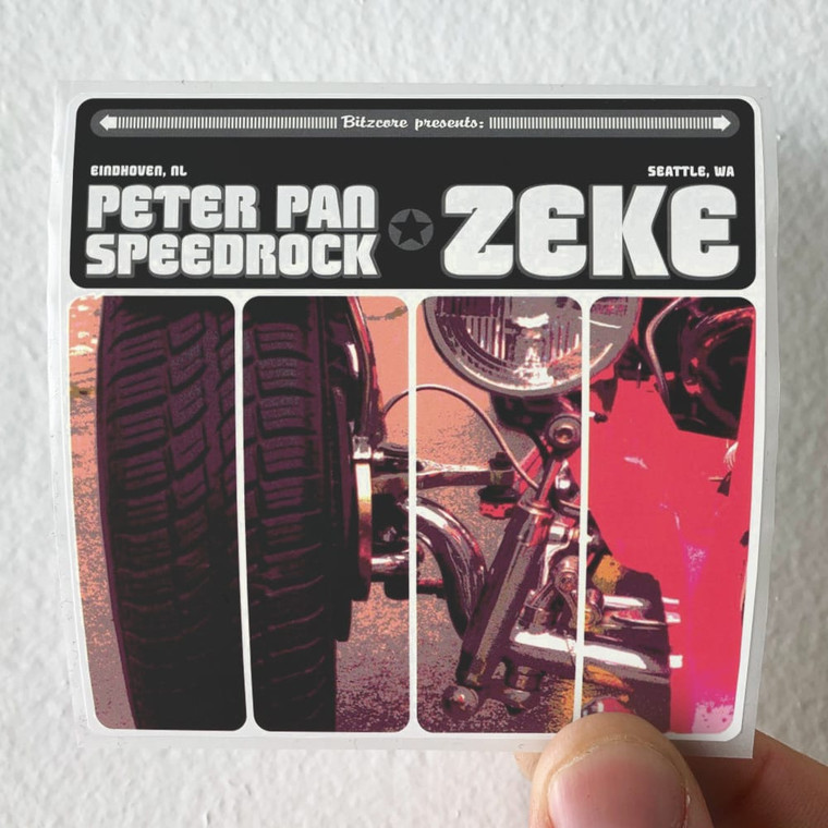 Zeke Zeke Peter Pan Speedrock Album Cover Sticker