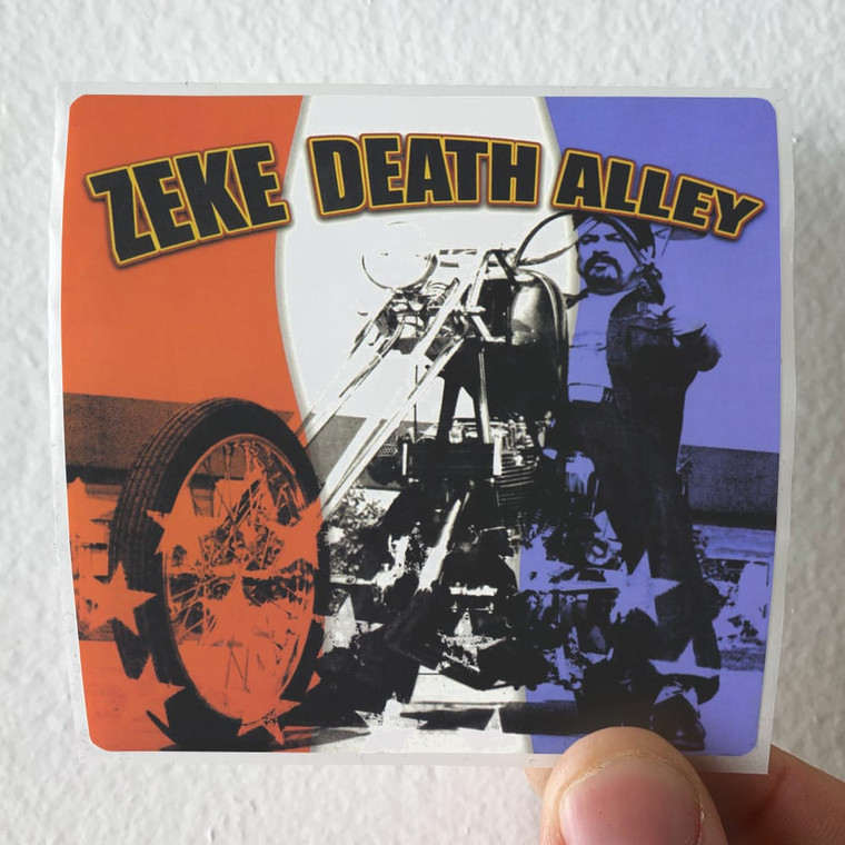 Zeke Death Alley Album Cover Sticker