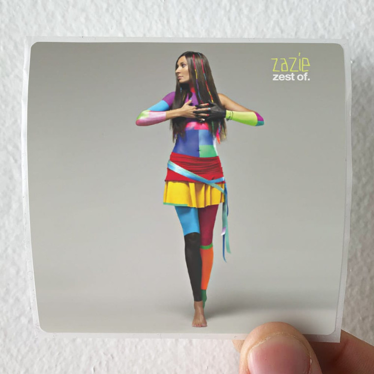 Zazie Zest Of 2 Album Cover Sticker
