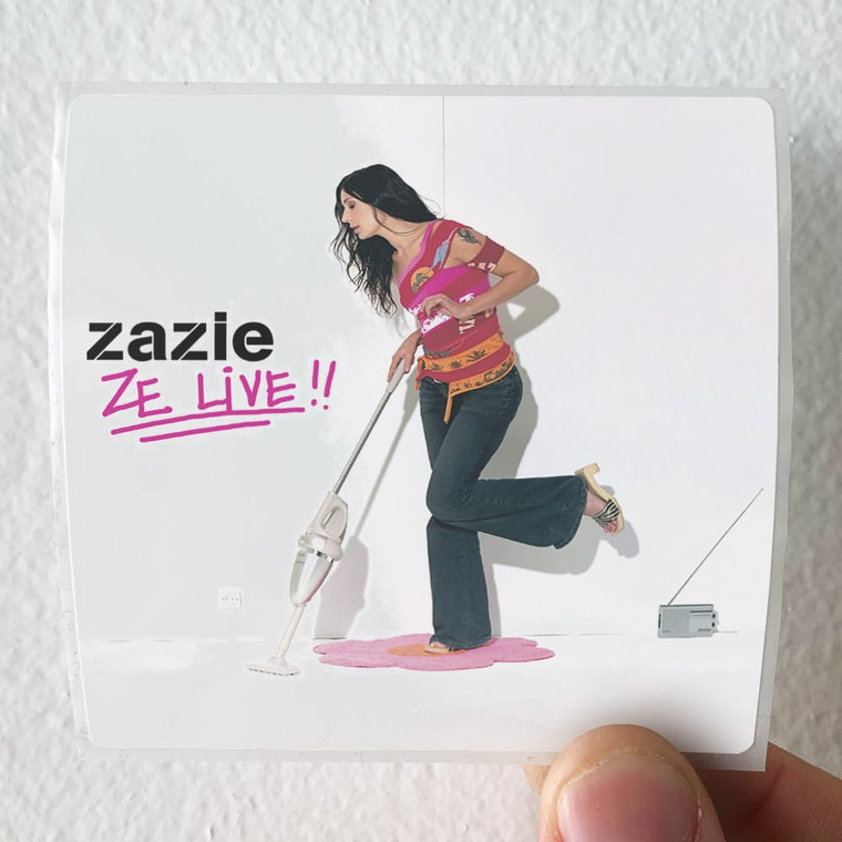 Zazie Ze Live Album Cover Sticker