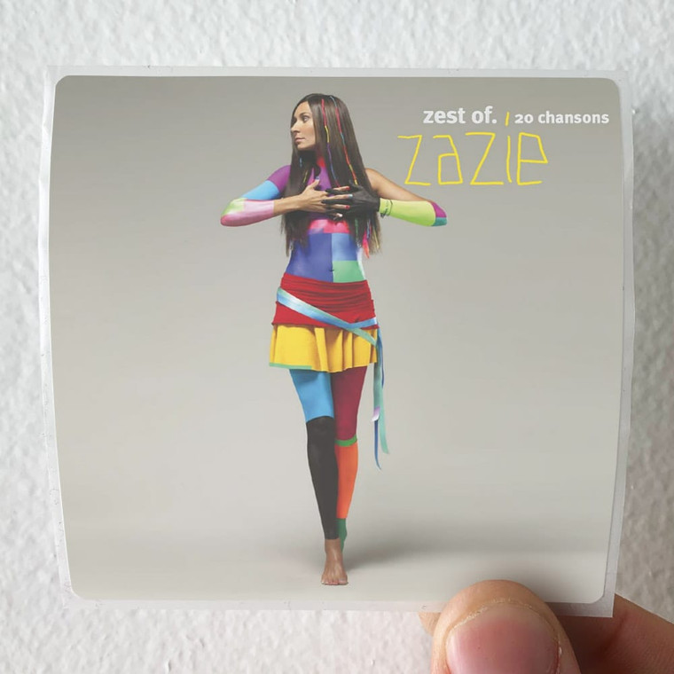 Zazie Zest Of 1 Album Cover Sticker