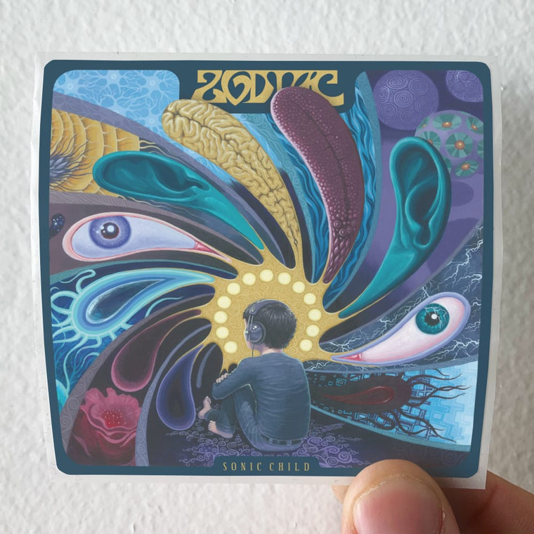 Zodiac Sonic Child Album Cover Sticker