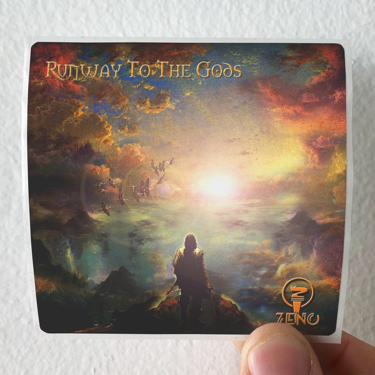 Zeno Runway To The Gods Album Cover Sticker