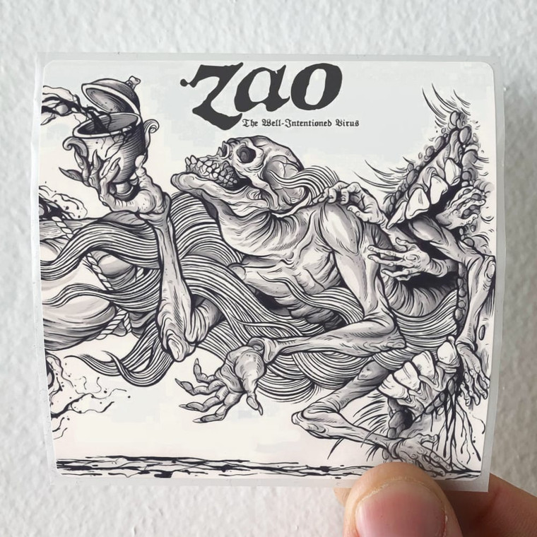 Zao The Well Intentioned Virus Album Cover Sticker