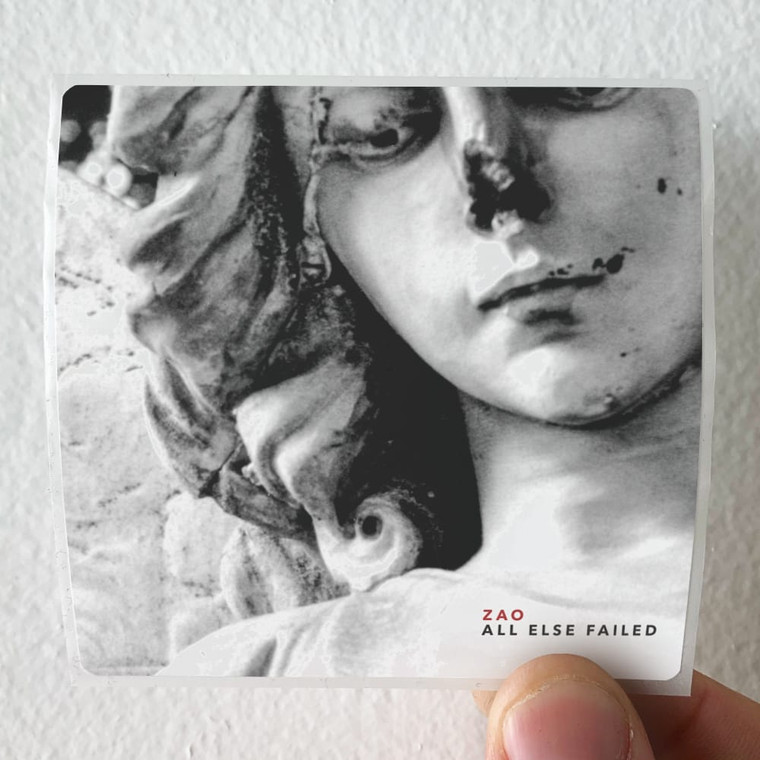 Zao All Else Failed Album Cover Sticker Zao All Else Failed Album Cover Sticker
