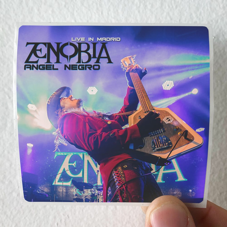 Zenobia Ngel Negro Live In Madrid Album Cover Sticker