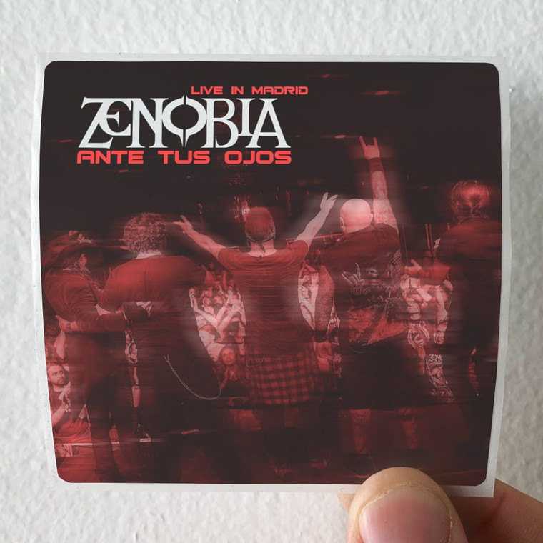 Zenobia Ante Tus Ojos Live In Madrid Album Cover Sticker