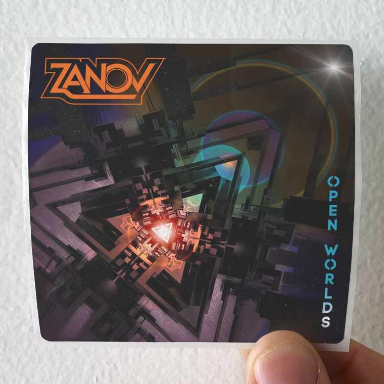 Zanov Open Worlds Album Cover Sticker