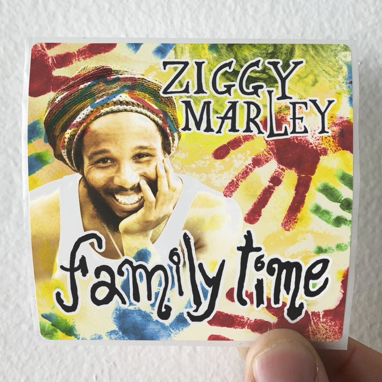 Ziggy Marley Family Time Album Cover Sticker