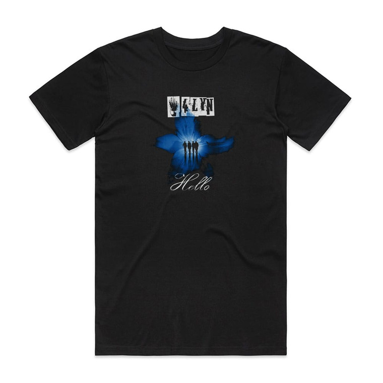 4LYN Hello Album Cover T-Shirt Black