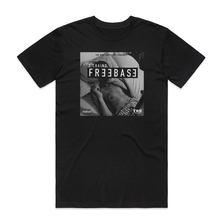 2 Chainz Freebase Album Cover T-Shirt Black