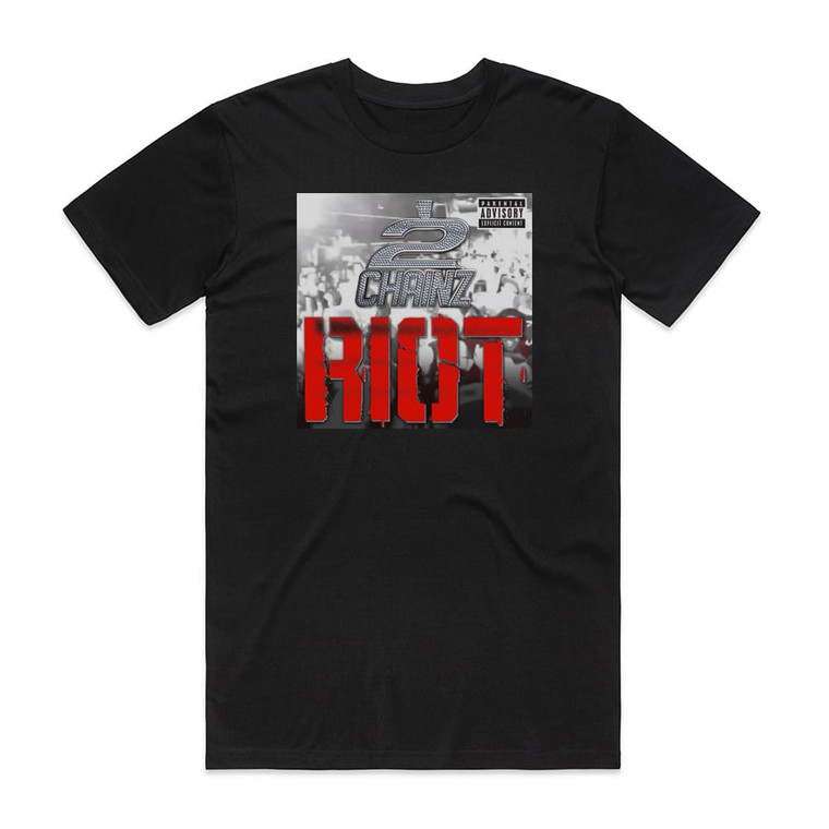 2 Chainz Riot Album Cover T-Shirt Black