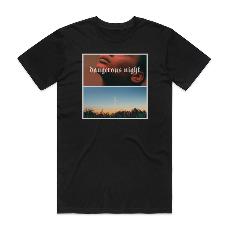 30 Seconds to Mars Dangerous Night Album Cover T-Shirt Black