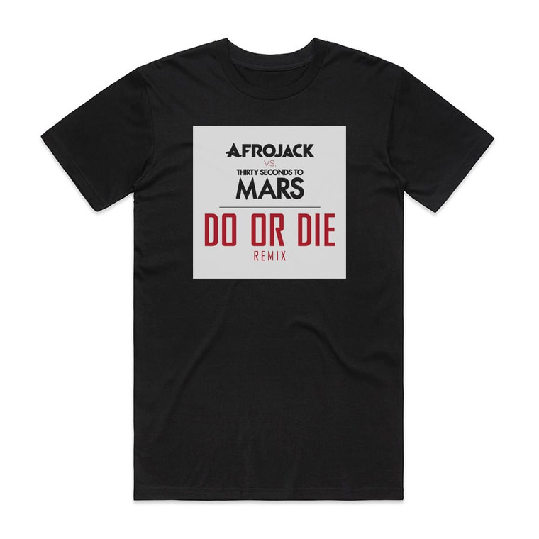 30 Seconds to Mars Do Or Die 1 Album Cover T-Shirt Black