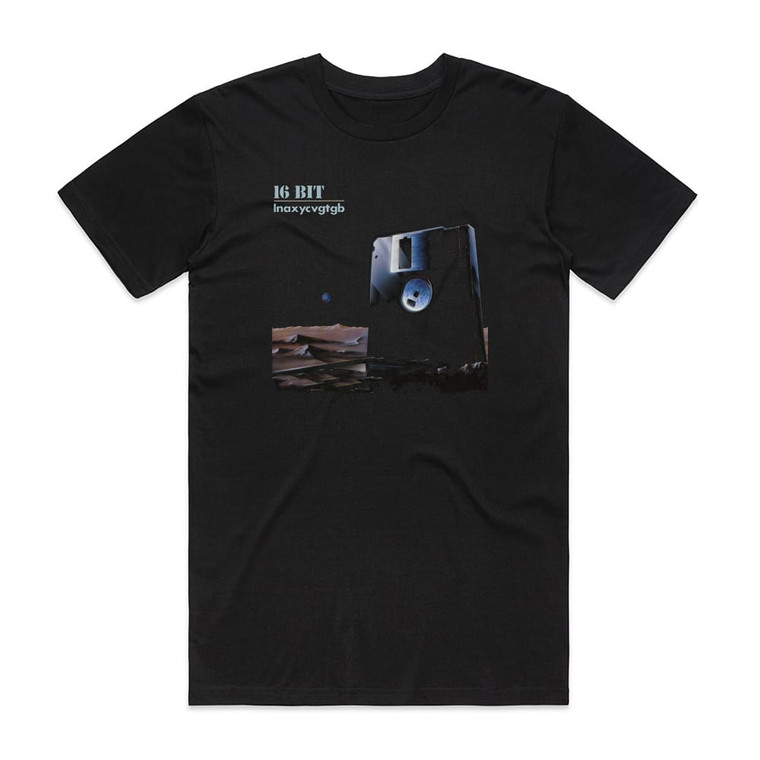 16 Bit Inaxycvgtgb Album Cover T-Shirt Black