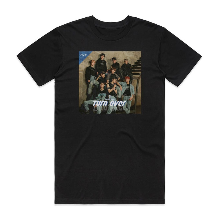1THE9 Turn Over Album Cover T-Shirt Black