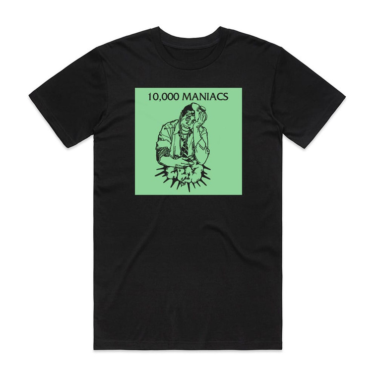 10000 Maniacs Cover Me Album Cover T-Shirt Black
