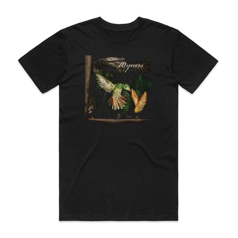 10 Years The Autumn Effect Album Cover T-Shirt Black