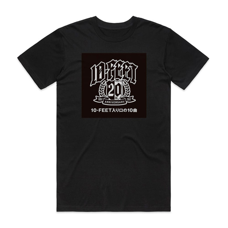 10-FEET 10 Feet 10 Album Cover T-Shirt Black