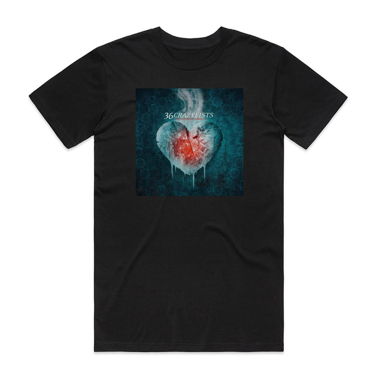 36 Crazyfists A Snow Capped Romance 1 Album Cover T-Shirt Black