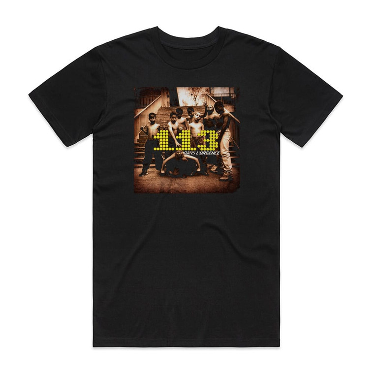 113 Dans Lurgence Album Cover T-Shirt Black