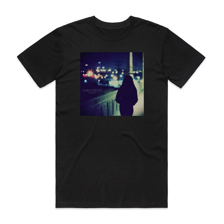 A Light in the Dark Vanished Album Cover T-Shirt Black